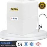 Evora 8 Lt. Metal Tanklı Çift Karbonlu Kapalı Kasa Pompalı Su Arıtma Cihazı