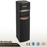 Evora Özel Seri Ev Tipi Ofis Tipi Sıcak Soğuk Arıtmalı Su Sebili Gold Siyah Premium