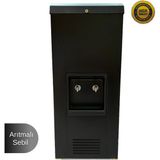 Evora Sanayi Tipi Sebil 100 Litre Soğutmalı Arıtmalı Siyah Premium Endüstriyel Su Sebili