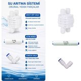 Evora Su Arıtma Cihazı Yenileme Kiti Shut Off - Flow - Check Valf Quick
