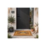 Evoris Coco CC030A Arı Desenli Kalın Kaymaz Taban Nem Alıcı Şık Tasarım Kapı Önü Paspası 45x75 cm