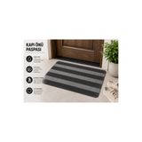 Evoris Delta CC001A Gri Kaymaz Taban Nem Alıcı Toz Alıcı Kapı Önü Paspası Uv Dayanıklı 45x70 Cm