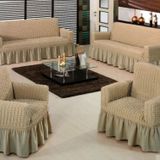 Evory Home Bürümcük Maxi Kemik (3+3+1+1) Koltuk Örtüsü