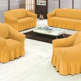 Evory Home Bürümcük Standart Bej (3+2+1+1) Koltuk Örtüsü