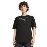 Evostripe Kadın Siyah Günlük Stil T-Shirt 68504801