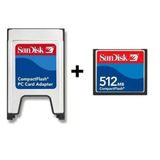 Evotech Pcmcıa-Cf Compact Flash Adaptör + 512Mb Compact Flash Kart