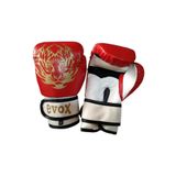 Evox Çocuk Boks Eldiveni Muay Thai Eldiveni Kick Boks Eldiveni Kırmızı