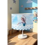EVPANYA Balerin Mavi Elsa Desenli Çocuk Odası Abajur