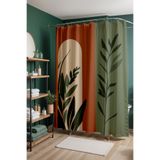 EVPANYA Banyo Perdesi, Güz Bahçesi Desenli Duş Perdesi, Küvet Perdesi 175x200cm