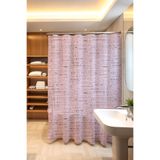 EVPANYA Banyo Perdesi, Motivasyon Dokusu Desenli Duş Perdesi, Küvet Perdesi 175x200cm
