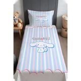 EVPANYA Cinnamoroll Desenli Yatak Örtüsü ve Yastık Kılıfı