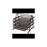 Evrak Rafı 3 Lü Metal Siyah