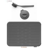 Evrekala Shop Bulaşık Kurutma Matı ve Bulaşık Fırçası Set Brabantia New Evrekala Set