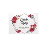 Evrem Kırtasiye Gelin Çeyiz Koli Etiketi 10 Adet A4 Ebat Baskılı Sticker
