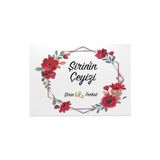Evrem Kırtasiye Gelin Çeyiz Koli Etiketi 10 Adet A5 Ebat Baskılı Sticker