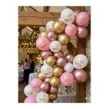 EvremStore 34 Parça Bride To Be Yazılı Balon Seti Krom Gold Konsept Bekarlığa Veda Süsleri ve Balon Bandı