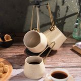 Evren 4 Parça Cream Cezve Seti (300-500-750 ml Cezve + Stant)