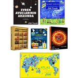 Evren Avuçlarının Arasında - Geceleri Gökyüzü - Neredeyse Her Şeyin Kökeni - Gündelik Hayatımızın Tarihi - Uzay Hakkında Bilmen Gereken 100 Şey - Atlas Nasıl Dönüyor Dünya? 6 Kitap