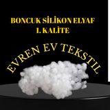 Evren Ev Tekstil Boncuk Silikon Elyaf - 50 x 70 cm - Beyaz