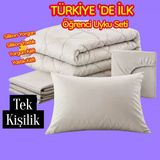 Evren Ev Tekstil Tek Kişilik-Türkiye'de Ilk Ekonomik 4' Lü Uyku Seti