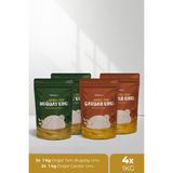 Evren Gıda Doğal Tam Buğday ve Çavdar Unu ( 2x1) (2x1) - 4 kg