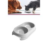 Evren İkili Kedi Köpek Mama ve Su Kabı 250+250ml