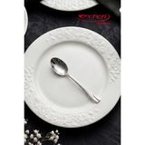 EVREN MUTFAK 12 Parça (Düzine) Rüya Model Çelik Çay Kaşığı 4 mm (Silver) - Gümüş