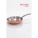 EVREN MUTFAK 24 cm Katmanlı Multi Metal Bakır Tava 2 mm Içi Çelik