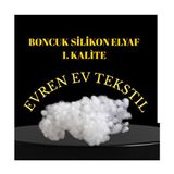 Evren Tekstil Boncuk Silikon Elyaf Yapışma Yapmaz 2 kg - Beyaz
