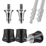 Evrensel Alüminyum Tripod Ayağı için Kauçuk Ayaklar - 3 Adet