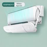 Evrensel Ayarlanabilir Metal Tokalı Klima Aparatı Hava Yönlendirici Aparat Delikli Split Tipi Sperlik White