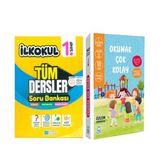 Evrensel İletişim 1.Sınıf Tüm Dersler Soru Bankası Ve Mavi Kirpi Okuma Seti Okumak Çok Kolay 2 Kitap