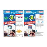 Evrensel İletişim 8. Sınıf Matematik + Fen Bilimleri Yaprak Test Seti 2 Kitap