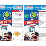Evrensel İletişim 8. Sınıf Matematik + Türkçe Yaprak Test Seti 2 Kitap 2023