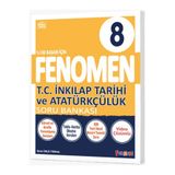 Evrensel İletişim Yayınları 8.Sınıf Fenomen 8AB İnkılap Tarihi ve Atatürkçülük Soru Bankası / Tablo Harita Okuma