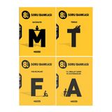 Evrensel İletişim Yayınları 8.Sınıf Hız Yayınları Matematik + Türkçe + Fen Bilimleri + İnkılap Tarihi Soru Bankaları / 4 Kitap