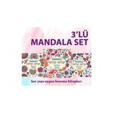 Evrensel İletişim Yayınları Set Mandala Renk Renk Desenler Çiçekler Hayvanlar