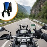 Evrensel Motosiklet Telefon Tutucu – Kaymaz, Kilitlenebilir Güvenli Tutuşlu, 360° Ayarlanabilir Gidon Bağlantılı Akıllı Telefon Aparatı (5047) ali39HTC125047892083055090699