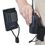 Evrensel taktik radyo kılıfı bel kemeri aksesuarları, Walkie-Talkie kemer klipsi tutucu Baofeng Quansheng Retevis Kenwood Yaesu Midland HT
