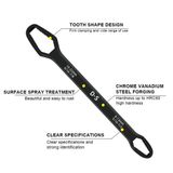 Evrensel Tork Anahtarı Çok Amaçlı Çift Başlıklı Torx Anahtar 8-13mm/14-22mm
