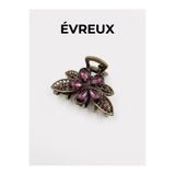 EVREUX METAL İŞLEMELİ TAŞ DETAYLI MANDAL TOKA 4 CM