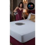Evrizon 180X200 cm Komple Lastikli Su Geçirmez Fitted Yatak Alezi Pamuk Polyester Beyaz - 180 x 200 cm