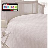 Evrizon Çift Kişilik Dama Desenli Pike. Damalı Otel Pikesi 200 x 230 - Beyaz - PİKE