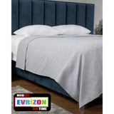 Evrizon Çift Kişilik Dama Desenli Pike. Damalı Otel Pikesi 200 x 230 - Gri - PİKE