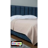 Evrizon Çift Kişilik Dama Desenli Pike. Damalı Otel Pikesi 200 x 230 - Kahverengi - PİKE