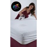 Evrizon Komple Lastikli Fitted Yatak Alezi 180 x 200 cm Su Geçirmez Özellikli Beyaz Desenli