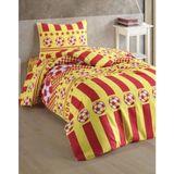 Evrizon Tek Kişilik Taraftar Çocuk Nevresim Takımı - 100 x 200 cm - Sarı - Kırmızı