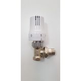 Evs 1/2" Köşe Termostatik Vana