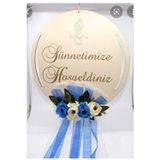 Evsay Ahşap Kapı Süsü, Sünnetimize Hoşgeldiniz Kapı Süsü, Duvar Süsü, Duvar Dekoru