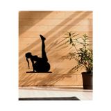 Evsay Pilates Toplu Dekor Tablo Mdf Ahşap Lazer Kesim Duvar Panosu 20*28